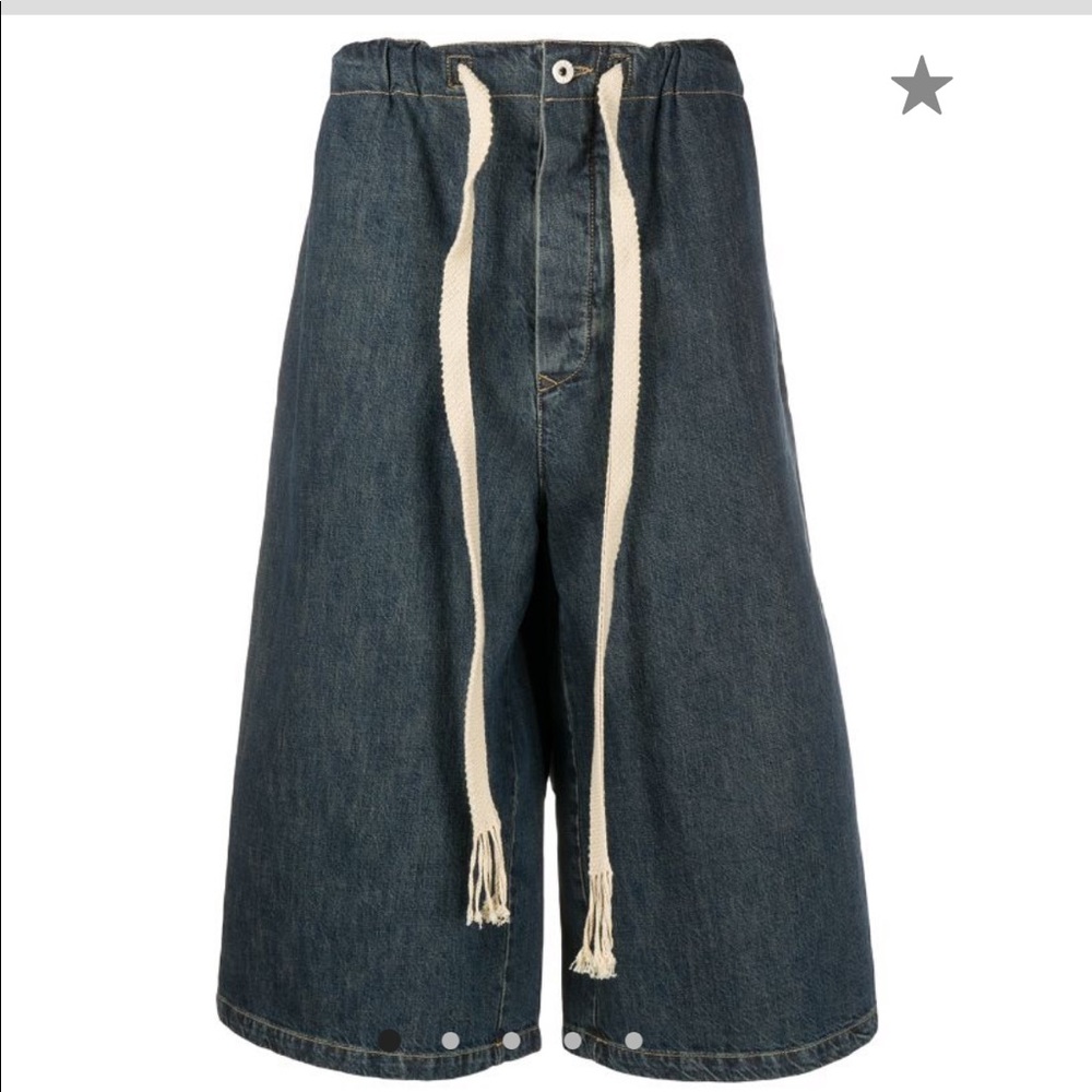 Loewe drawstring waist denim shorts